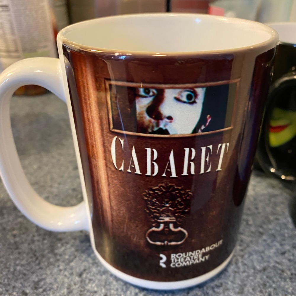 Cabaret the musical coffee mug